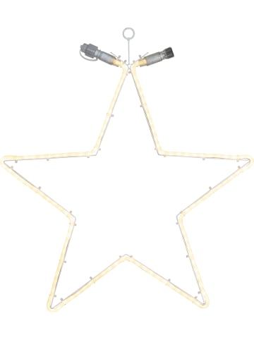 STAR Trading Außen Lichterkette Merle in Weiß