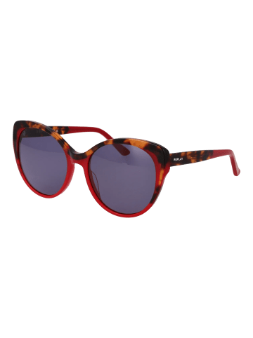 Replay Damen Sonnenbrillen Schmetterling Rot