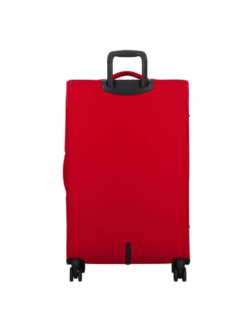 Jump Monthélys 4 Rollen Trolley 78 cm mit Dehnfalte in red