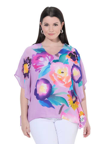 Ulla Popken Bluse in helles lila