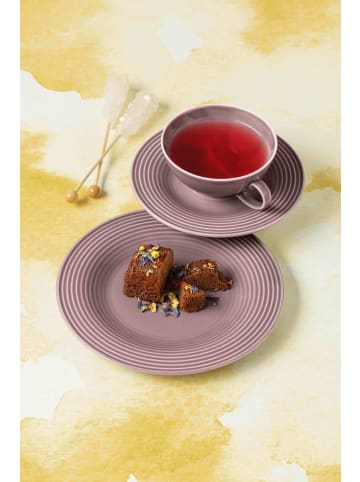 Seltmann Weiden 6er Set Brotteller Beat Color Glaze ø 17 cm in Altrosa