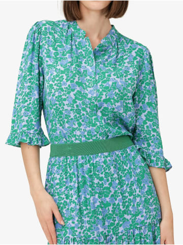 Noa Noa Hemd BellaNN in Print Blue/Green