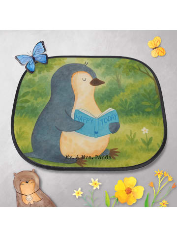 Mr. & Mrs. Panda Sonnenschutz Autoscheibe Pinguin Buch Design oh... in Weiß