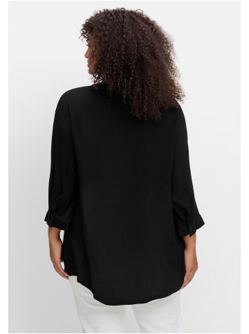 sheego by Joe Browns Bluse in schwarz