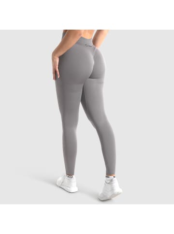 SMILODOX Leggings Silvia Scrunch in Grau