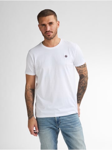 Petrol Industries T-Shirt mit Logo Windward in Weiß