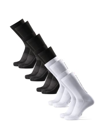 DANISH ENDURANCE Socken Aero Cycling Crew in black white black
