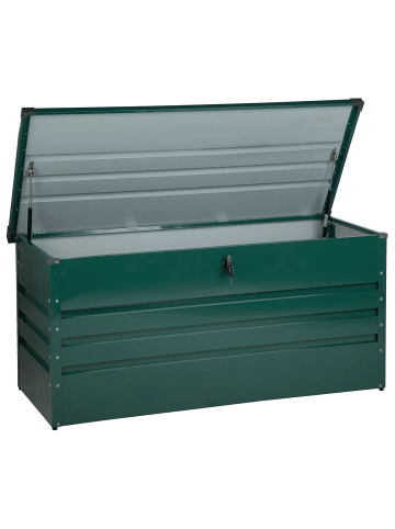 Beliani Truhe CEBROSA in Grün - (W) 132 x (H) 64 x (L) 62 cm