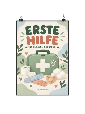 Deko Bild VerEinheitkasten freundlich Design mit S... in Weiß