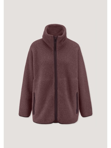 Hessnatur Wollfleece Jacke in wildrose