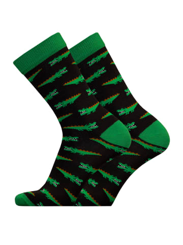 UphillSport Socken CROCODILE 2er Pack in Black