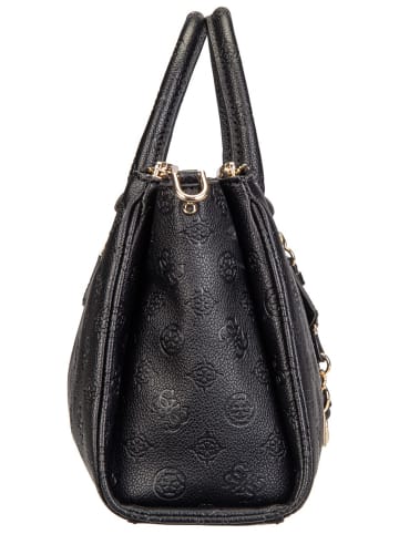 Guess Handtasche Anise Triple Comp Satchel in Black Logo
