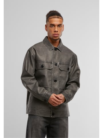 Urban Classics Lederjacken in black