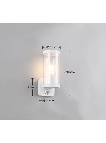Reality Leuchten Wandleuchte BONITO in weiß matt