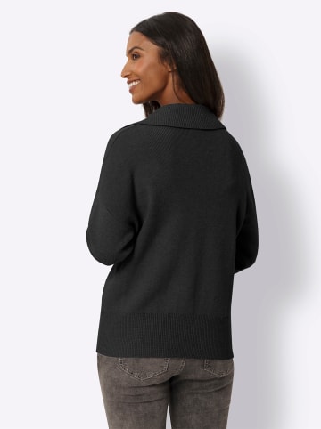 Heine Polopullover in schwarz