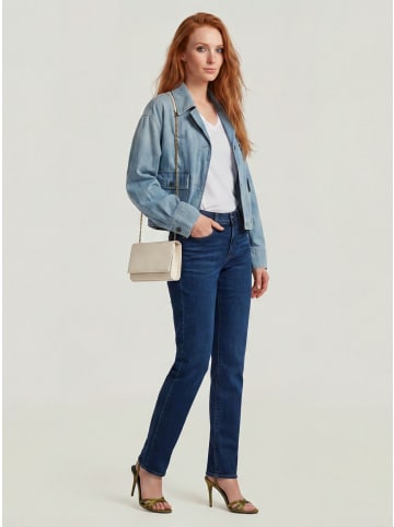 G-Star Raw Strace Straight Jeans worn in aster blue