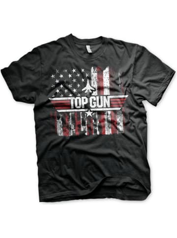 TOP GUN T-Shirt in Schwarz