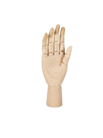 Holzhand rechte Hand in Natur - (B)8 x (H)25 x (T)5 cm
