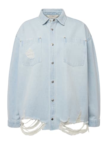 Studio Untold Hemdbluse in bleached denim