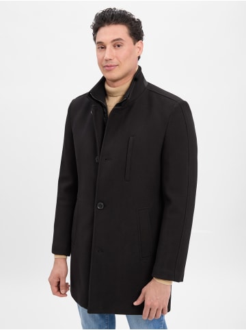 Finshley & Harding Mantel Denver in schwarz - 0001