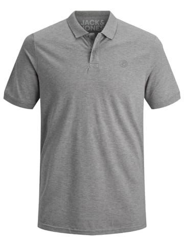 Jack & Jones 3er-Set Poloshirt in Royal/Grey/Black