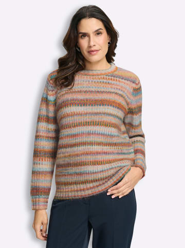 WITT WEIDEN Pullover in rotbraun-gemustert