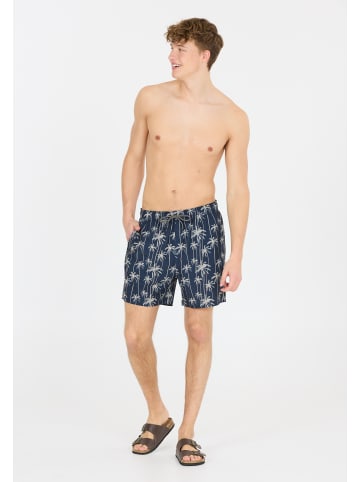 NOU Boardshorts Fileyer in Print 3632 Navy Palm