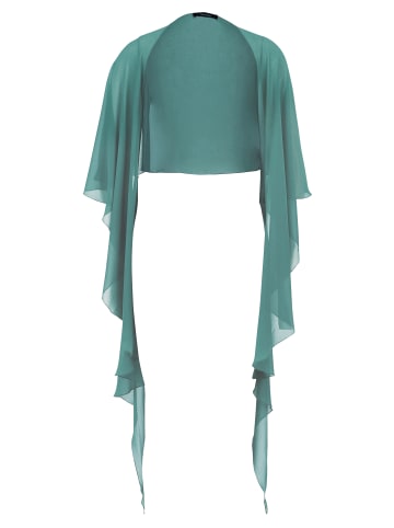 Vera Mont Chiffonstola mit Volant in Dark Emerald