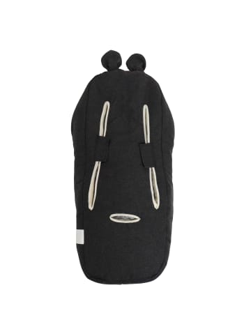 Kaiser Naturfellprodukte Babyschalenfußsack Hoody Maus Wool dark shadow