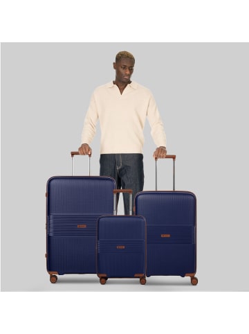 Farmhood Eco Edition 02 4 Rollen Kofferset 3-teilig mit Dehnfalte in navy