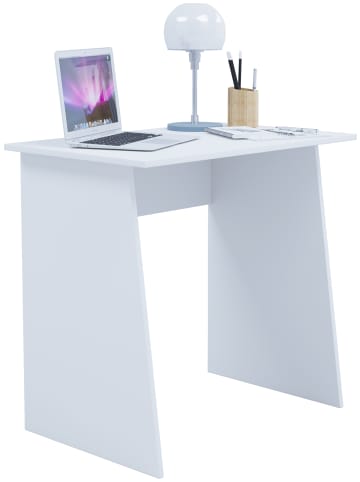 VCM  Holz Schreibtisch Computertisch Masola Mini in Weiß