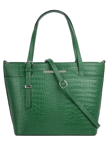 Cluty Handtasche echt Leder in grün