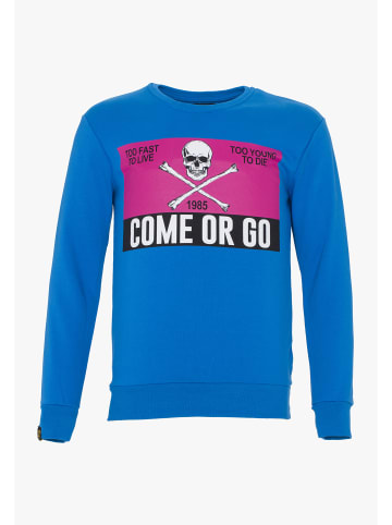 PLUS EIGHTEEN Herren Sweater in Blau