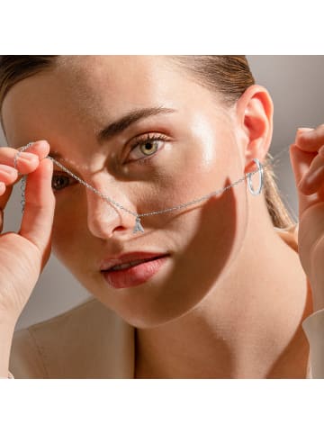 Luxenter Ohrringe mit Rhodiumbeschichtung – Basem
