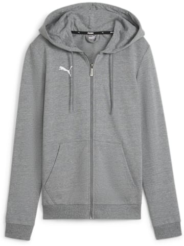 Puma Hoodie "TeamGoal CasuaLongsleeve Hooded Jacket Wmn" in Grau