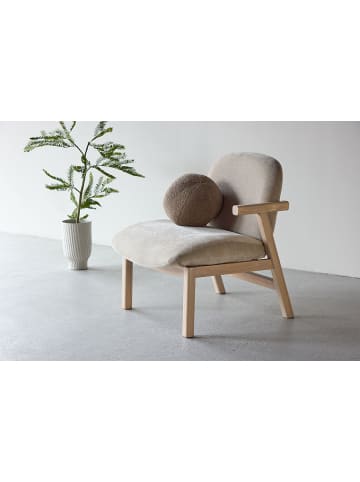 ebuy24 Sessel Rile Beige 67 x 74 cm