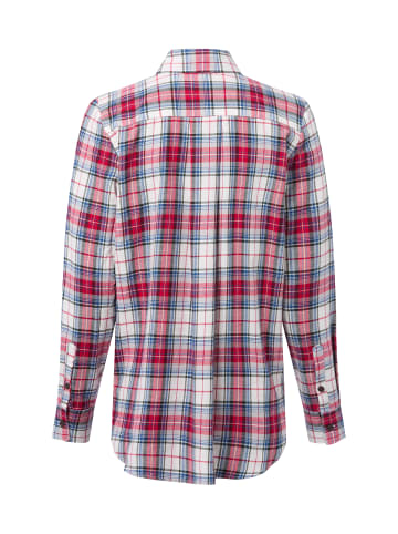 Marie Lund Bluse in rot blau - 0072