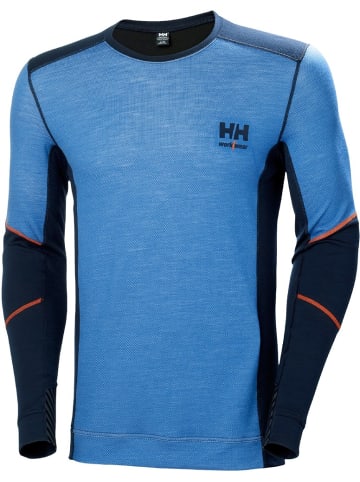 Helly Hansen Longsleeve "Lifa Merino Crewneck" in Blau