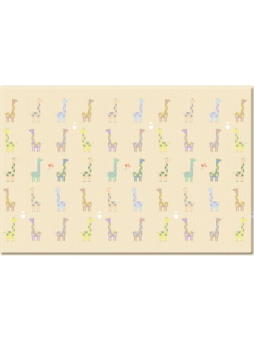 BABY CARE Spielmatte "Giraffe in Love" in Bunt - (L) 185 x (B) 125 cm x (H) 12 mm