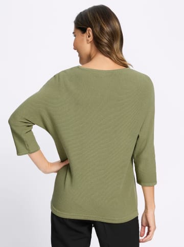 Sieh an! 3/4-Arm-Pullover in schilf