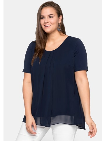 sheego Blusenshirt in marine