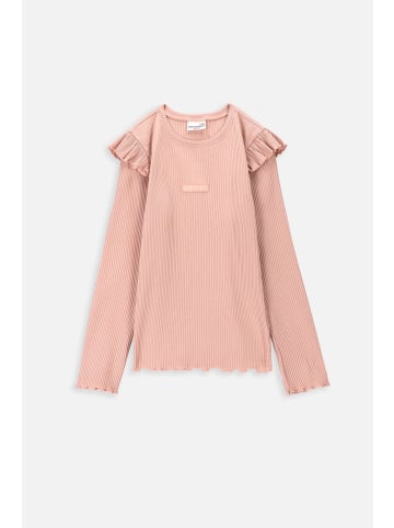 Coccodrillo Langärmeliges T-shirt in gedämpftes Rosa