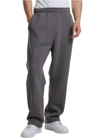 Urban Classics Jogginghose FLUFFY TRACKPANTS comfort/relaxed in Grau