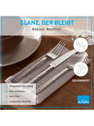 Amefa 30-tlg. Besteckset FELICITY in schwarz