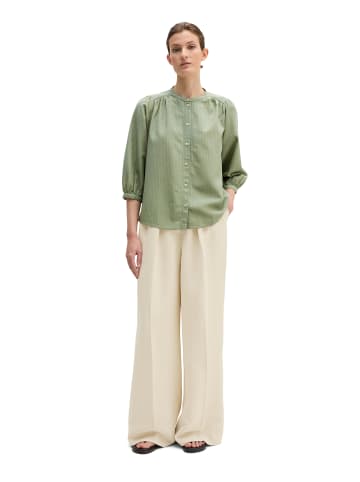 Marc O'Polo Streifen-Bluse A-Shape in Medium Green