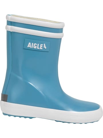 AIGLE Kinderstiefel Baby-Flac 2 in hellblau/weiß