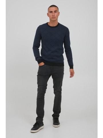BLEND Strickpullover BHNison in Mittelblau