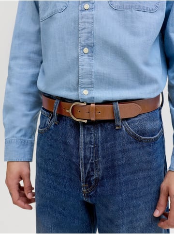 Jack & Jones Ledergürtel in Cognac