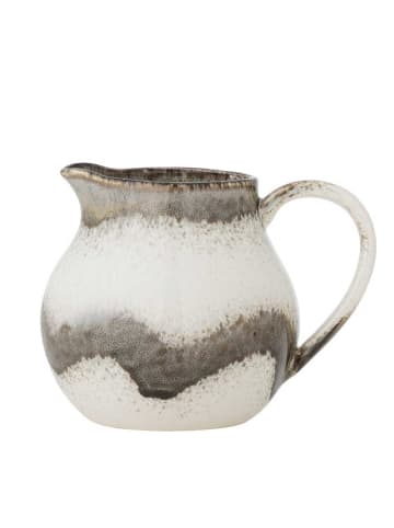 Bloomingville Milchkännchen PAULA Grau Weiß 435 ml
