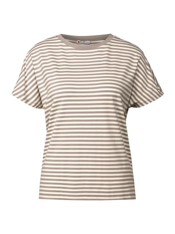 Street One Gestreiftes T-Shirt in Vintage Stone